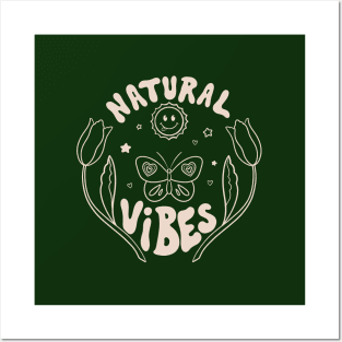 Retro 70s Nature Vibes Sun 2 Posters and Art